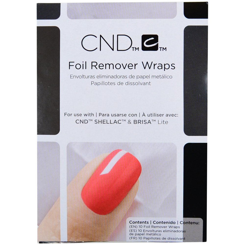 CND FOIL REMOVER WRAP 10/PK