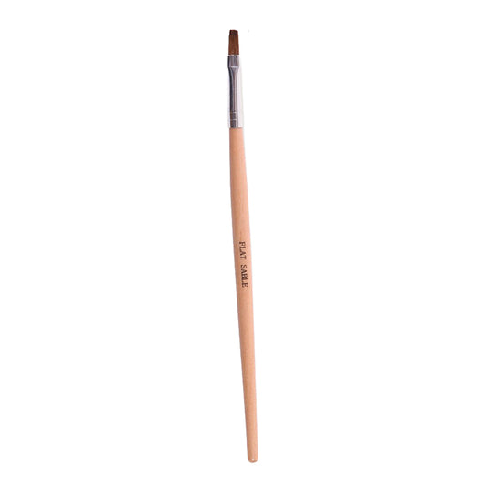 GEL NYLON BRUSH FLAT SIZE 6