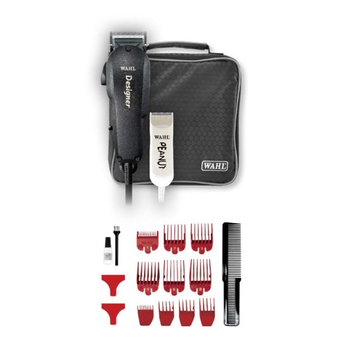 WAHL BLACK CLIPPER & WHITE PEANUT KIT