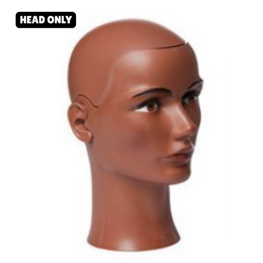 CAP SERIES HEADFORM DARK SKIN TONE (MEDIUM HEAD SIZE)